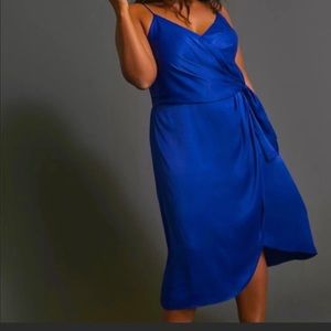 Anthropologie Giverny Midi Slip Dress